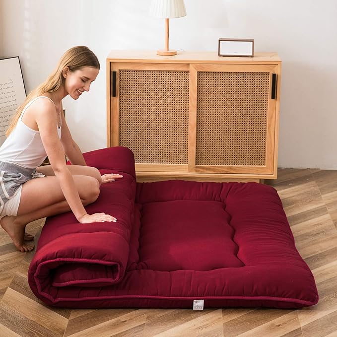 MAXYOYO Japanese Floor Mattress Futon Mattress Thicken Tatami Mat Sleeping Pad - Image 3
