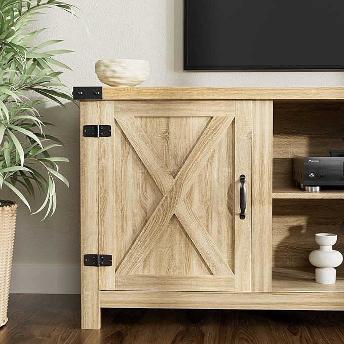 YESHOMY Modern Farmhouse TV Stand - Image 6
