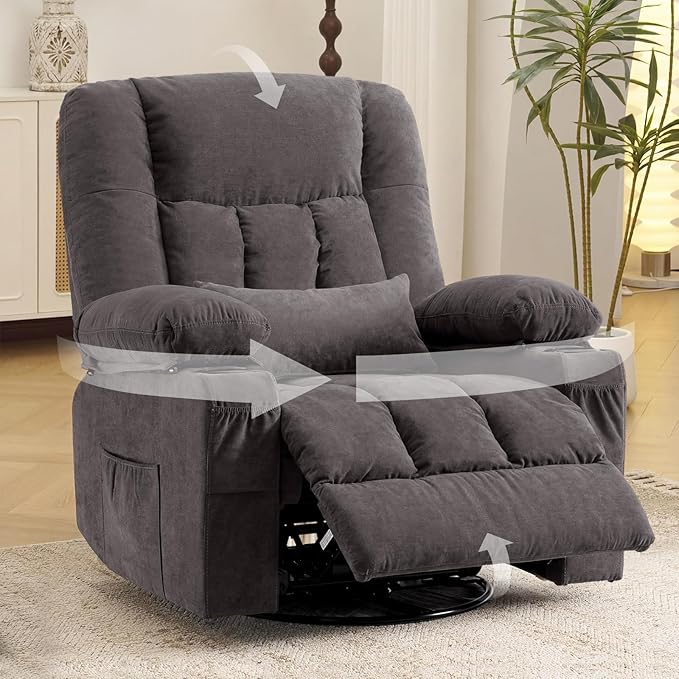 Swivel Rocker Recliner Chair - Image 3