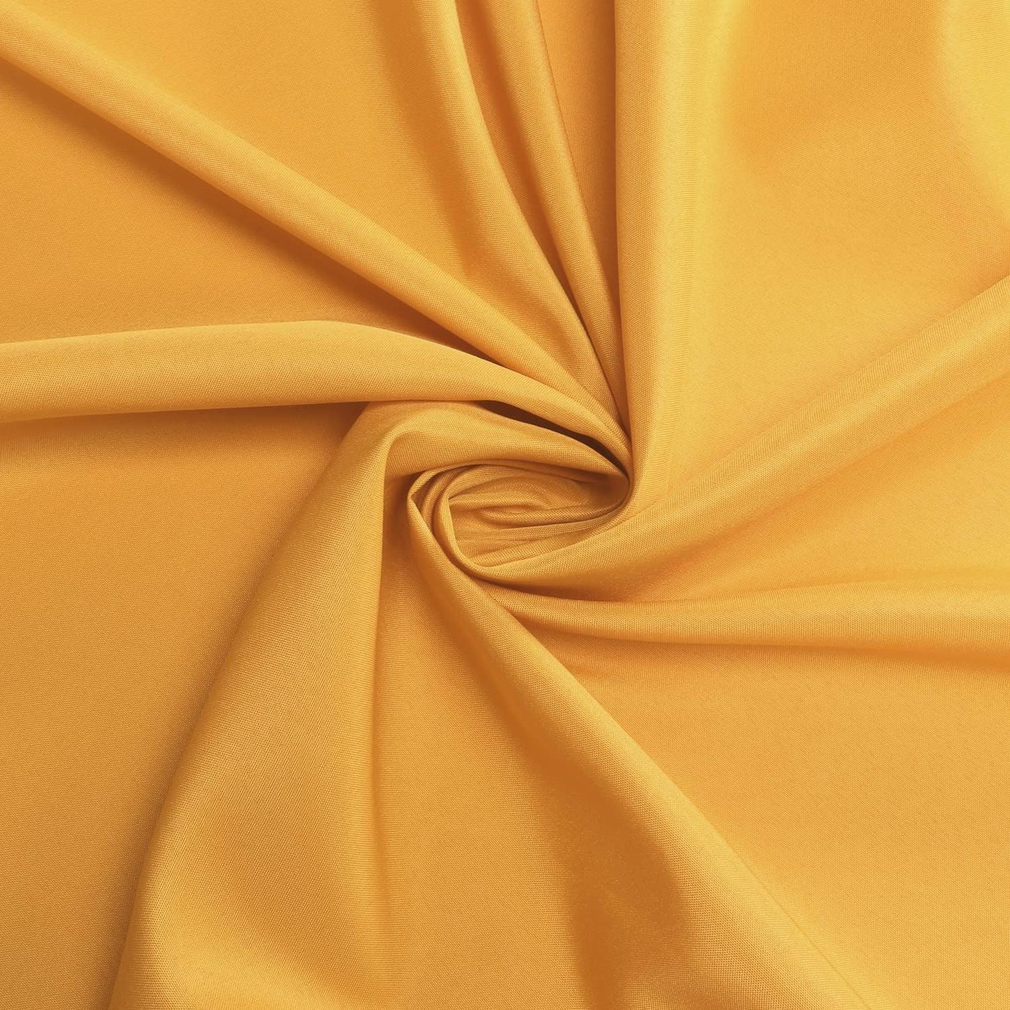 sancua Round Tablecloth - 60 Inch - Water Resistant Spill Proof Washable Polyester Table Cloth Decorative Fabric Table Cover for Dining, Buffet Parties and Camping, Gold (Fits 20-48 Inch Tables)