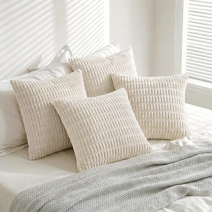 Fancy Homi 4 Packs Decorative Throw Pillow Covers - Image 9