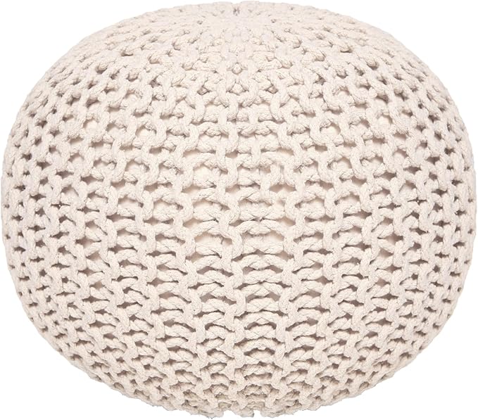 · REDEARTH · Round Pouf Ottoman - Image 4
