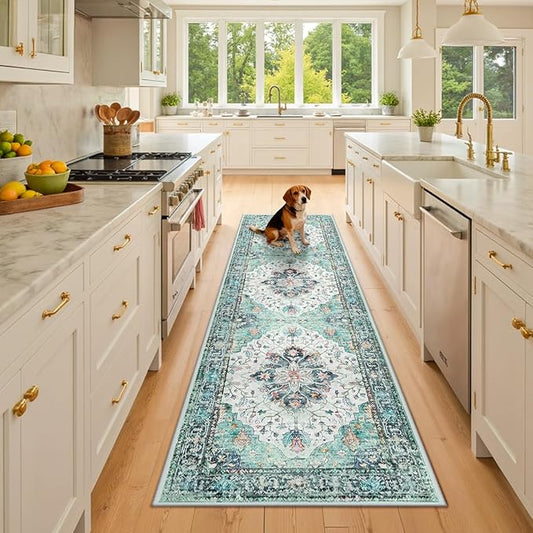 RELEANY Area Rugs 2'6"x8' Runner Rug Non Slip Washable by RELEANY