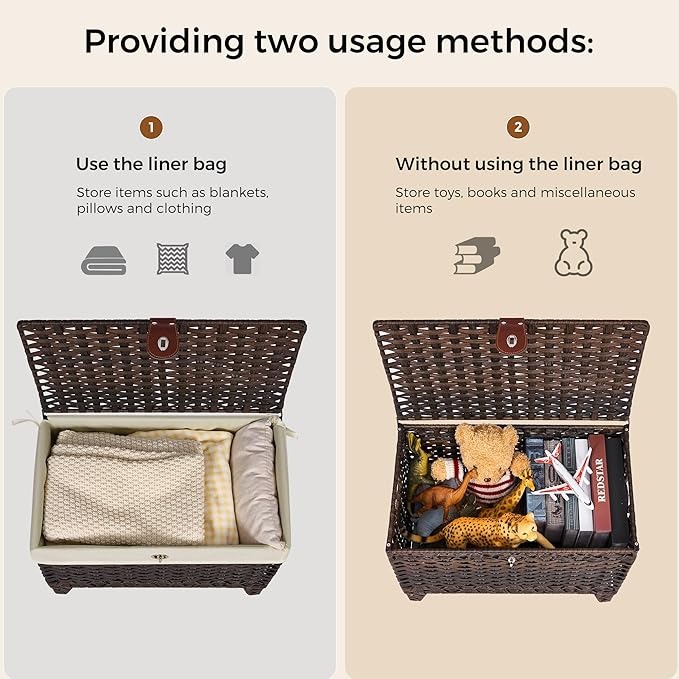 Honjourai Wicker Storage Basket - Image 5