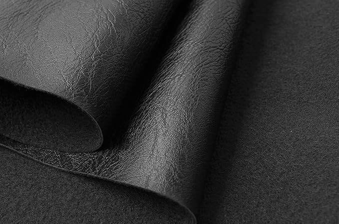 Wento Thick 2 Yard Faux Leather Fabric Soft Skin Grain PU Leather Fabric - Image 3