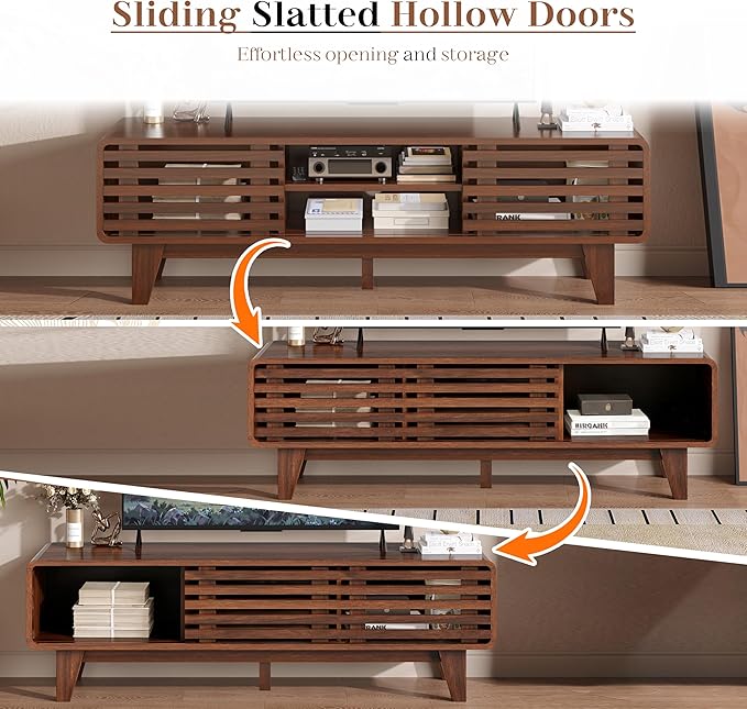 Luoxiao 55" Mid Century Modern TV Stand - Image 7