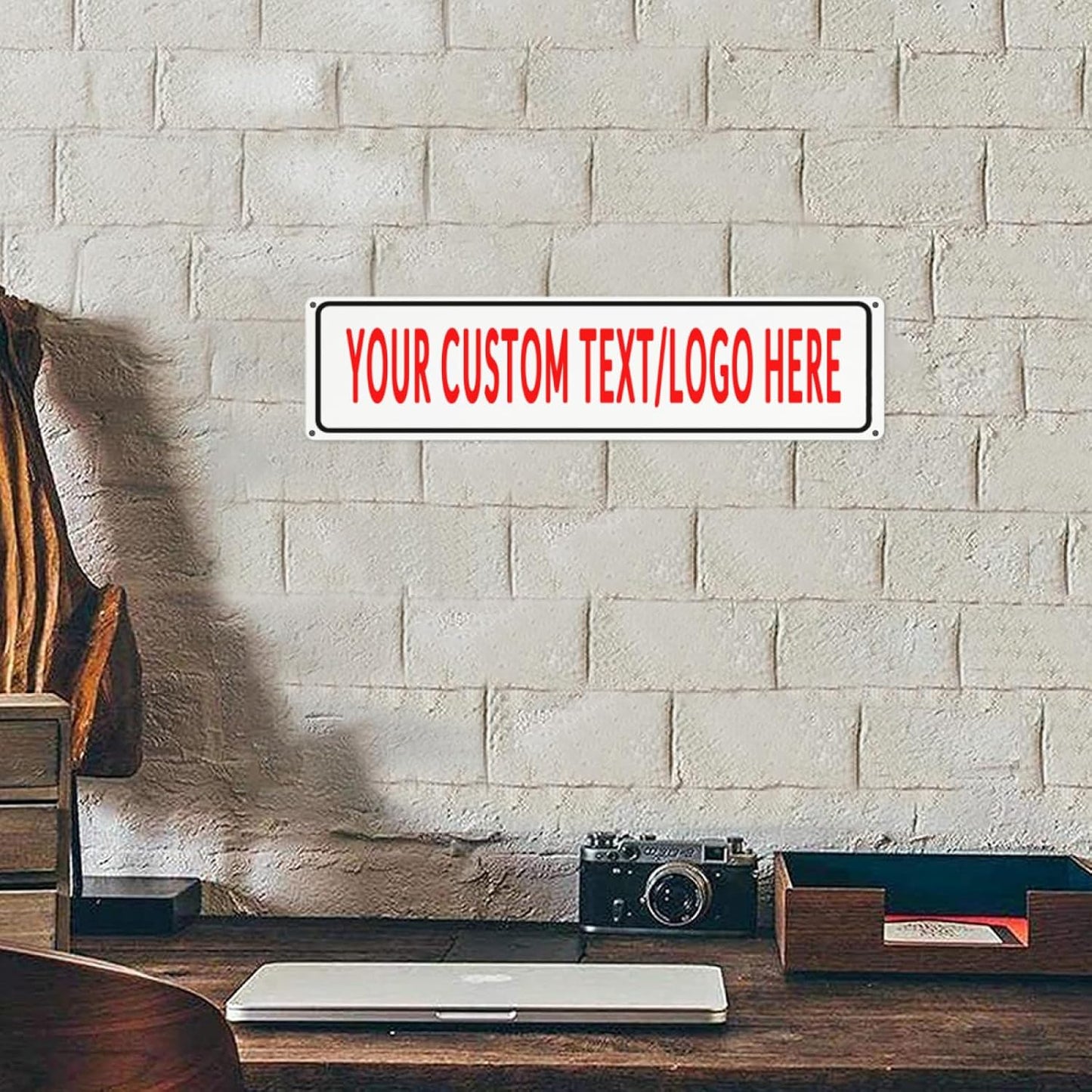 Custom Sign Personalized Custom Metal Sign, Customize For Office, Business, Workplace, Office, Home, Delivery Signs 4x16