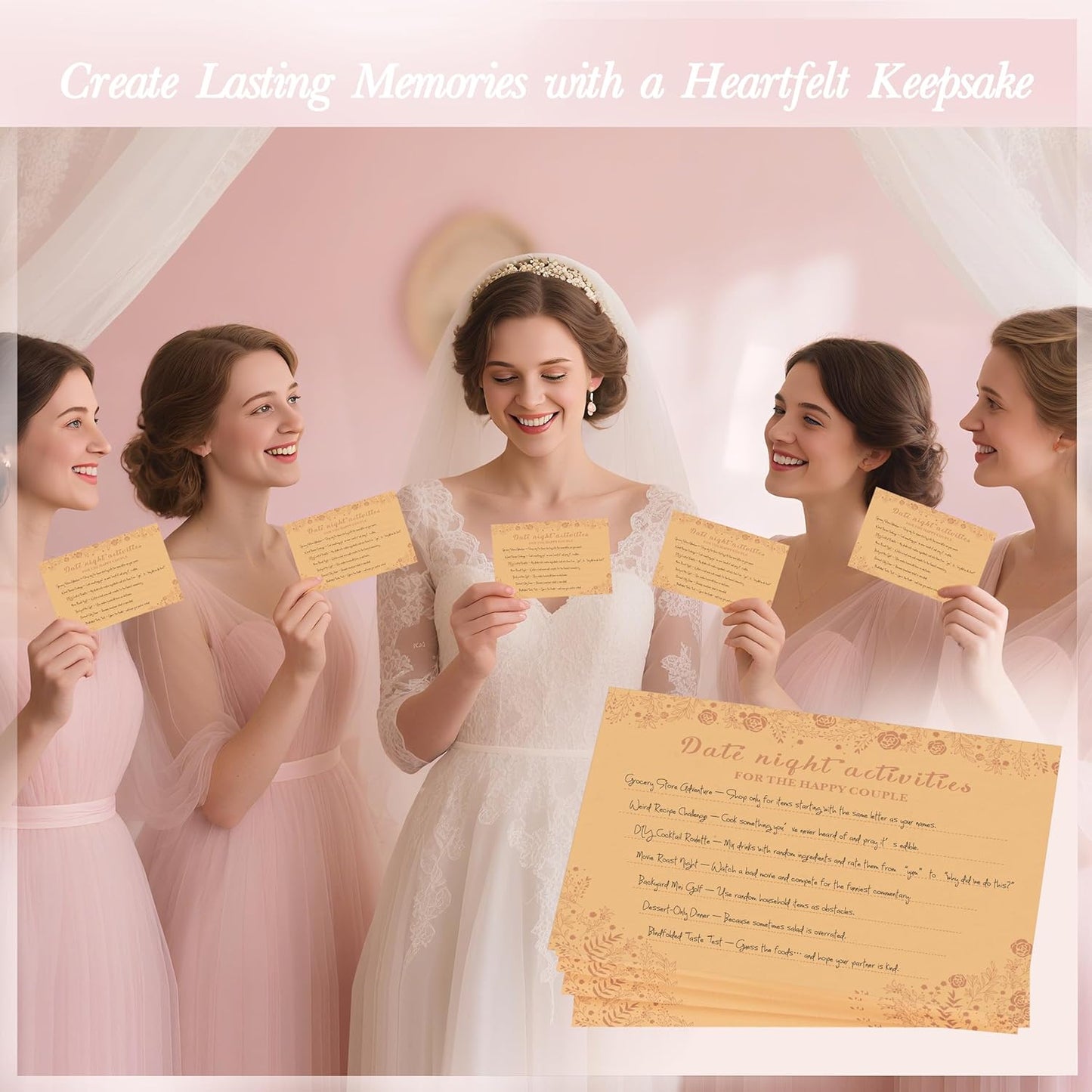 Advice And Wishes For The Mr And Mrs, Wedding Advice Cards For Bridal Shower Decorations, Bridal Shower Games, Advice & Wishes Box For The Groom And Bride, Wedding Games For Reception, Style-002