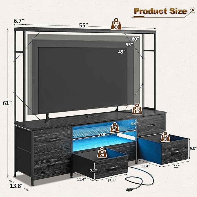 Romorgniz 55" W Entertainment Center - Image 2