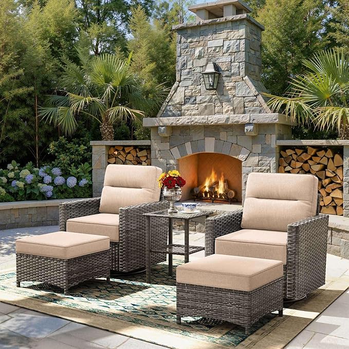 Luxury 5-Piece Patio Furniture Set by NUSBAY