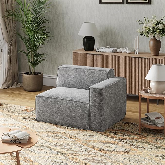 Novilla Modular Sectional Sofa, No Assembly Cloud Sectional Couch by Novilla