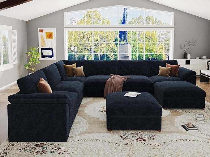 EASE MOOSE Modular Sofa, Oversized U Shape Sectional Modular Sofa, Wide Deep - Image 4