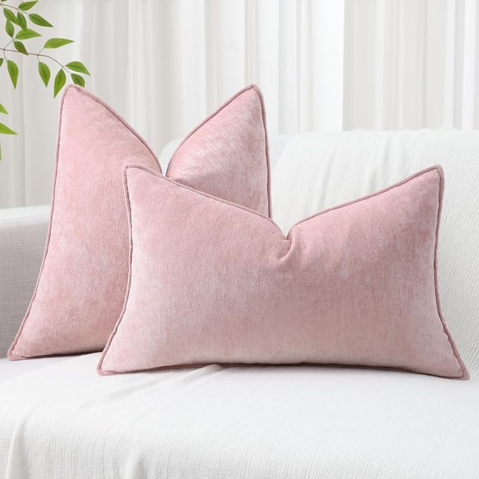 decorUhome Summer Couch Euro Sham Throw Pillow Covers 26x26 Set of 2, - Image 7
