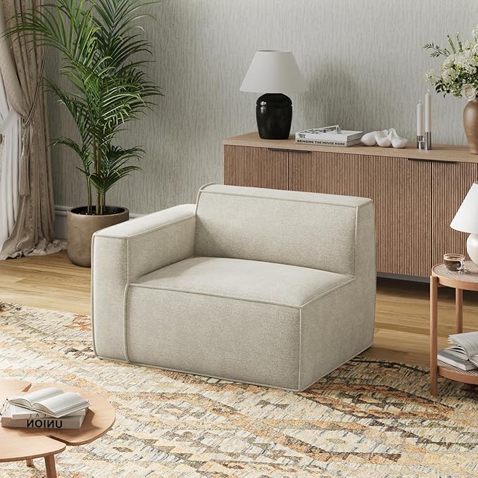 Novilla Modular Sectional Sofa, No Assembly Cloud Sectional Couch by Novilla