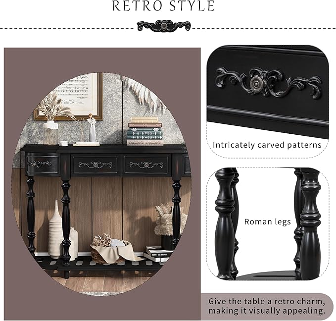 LUMISOL Half Moon Console Table - Image 6