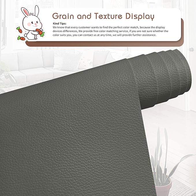 KING MOUNTAIN Leather Repair Tape, 16 x 60 Inches, Self-Adhesive, Waterproof - Image 2
