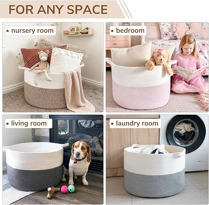 INDRESSME XXXLarge Blanket Basket - Image 9