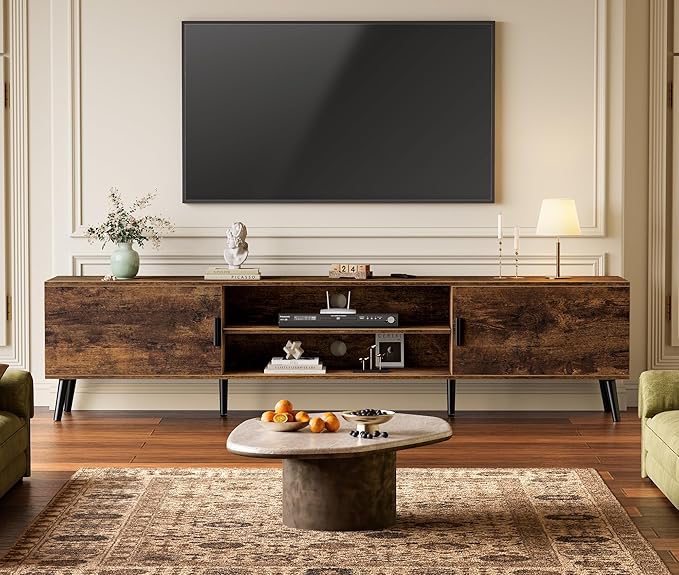 SUPERJARE 70.9 Inch TV Stand for 65, 75 Inch TV, Entertainment Center - Image 2