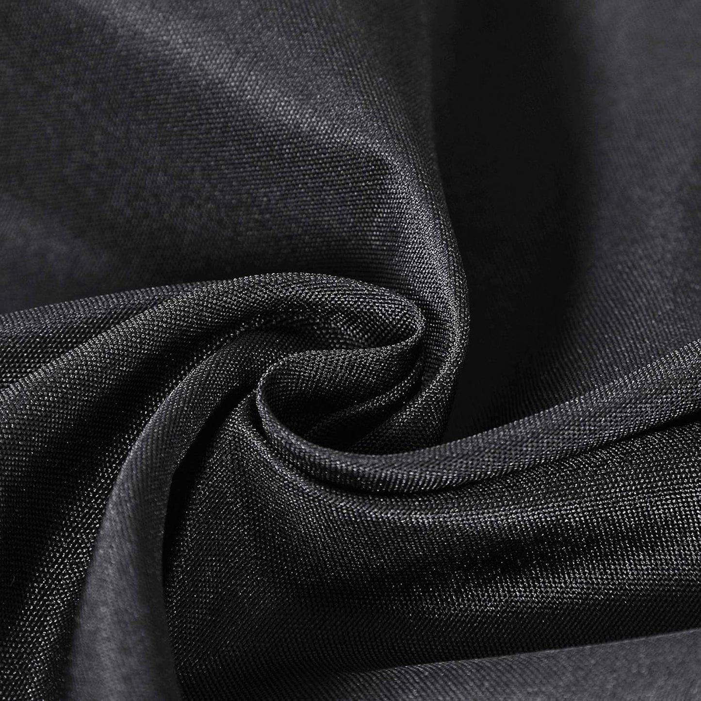 Rectangle Tablecloth 60x120 inch Washable Polyester Fabric Table Cloth for Wedding Party Dining Banquet Decoration（12 Pack 60x120, Black）