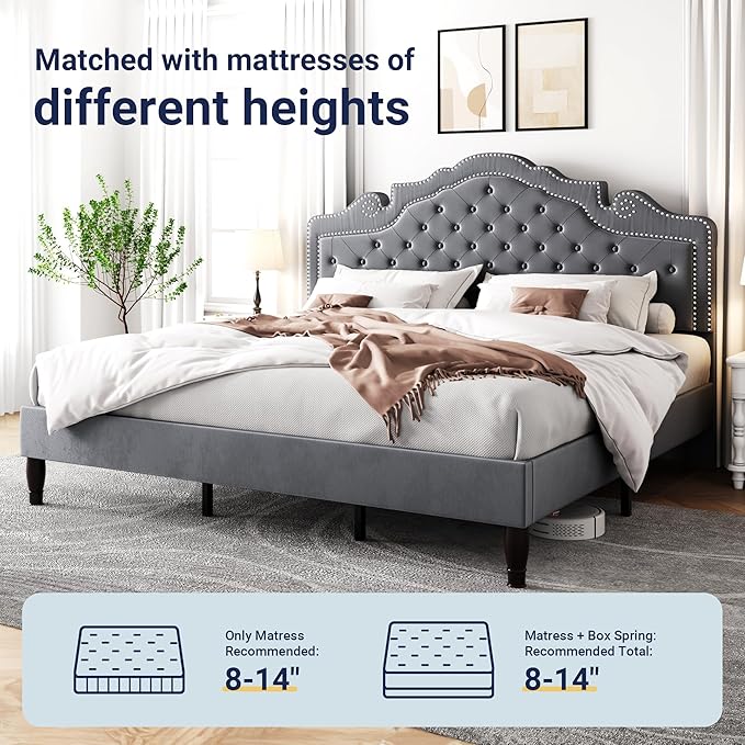Allewie King Size Bed Frame - Image 7