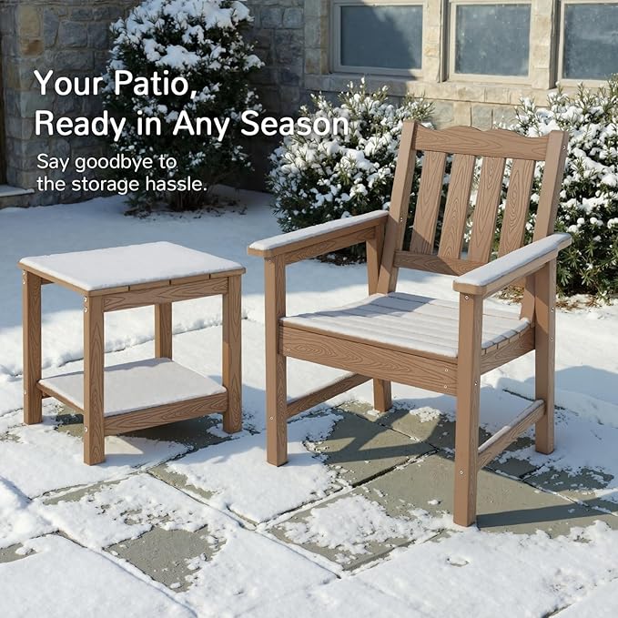 Stoog 3-Piece All-Weather Garden Chairs Set of 2 - Image 6