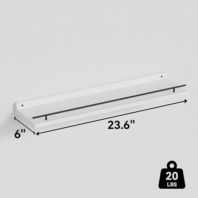 WOPITUES Floating Shelves 24 inch - Image 3