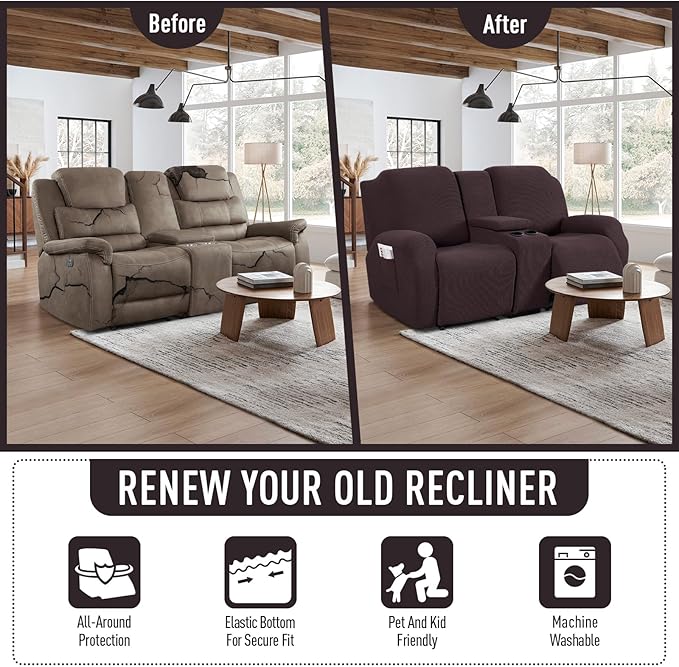 TAOCOCO Loveseat Recliner Cover - Image 4