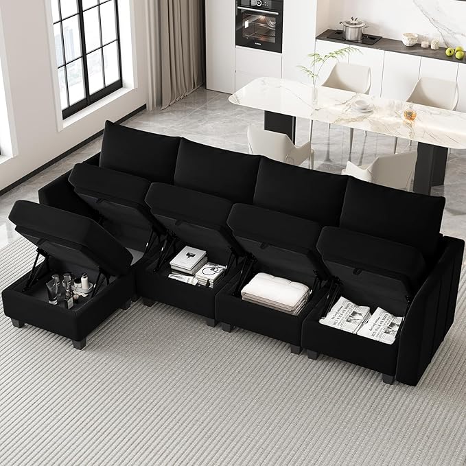 Belffin Modular Sectional Sofa Couch - Image 4