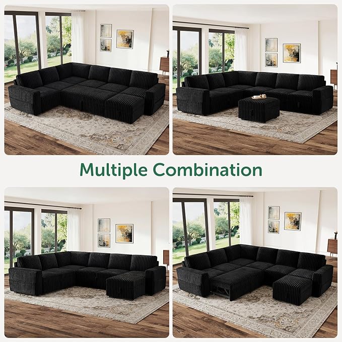 HONBAY Modular Sectional Sleeper Sofa - Image 6