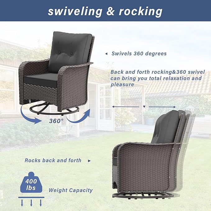 11 Pieces Patio Furniture Set - Image 5