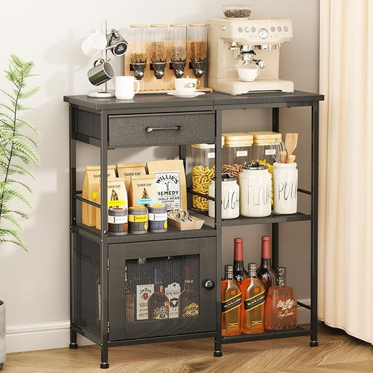 SWTYMIKI Coffee Bar Cabinet for Home by SwtyMiki-TidyHomeSweetLife