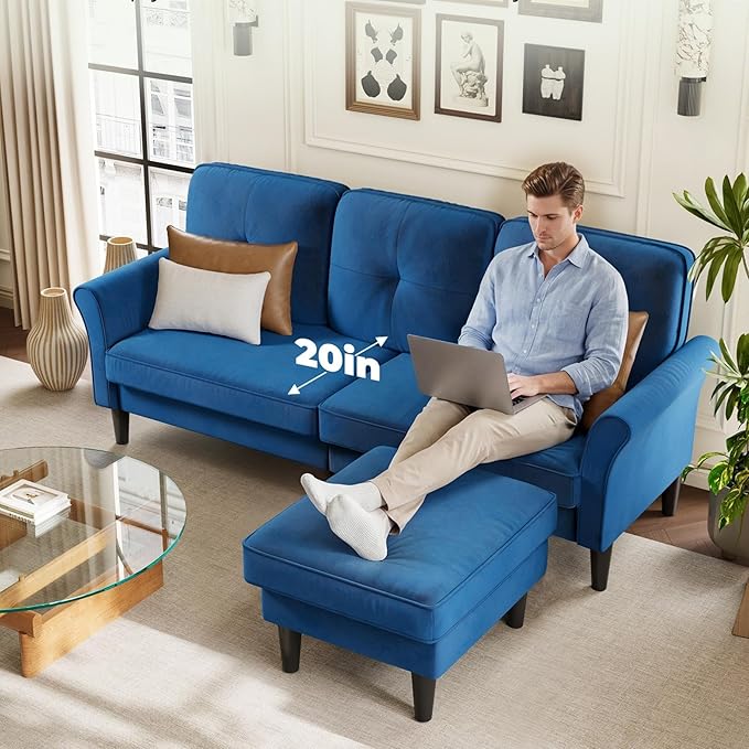 Welzona Sectional Couches for Living Room, L Shaped Couch - Image 3