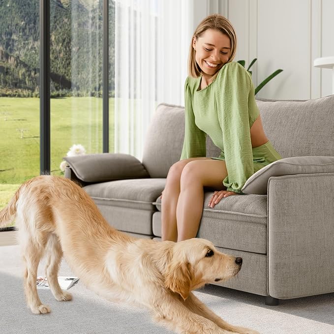 Vesgantti 74" Loveseat Sofa for Living Room, Comfy Cloud Couch Deep Seat - Image 5