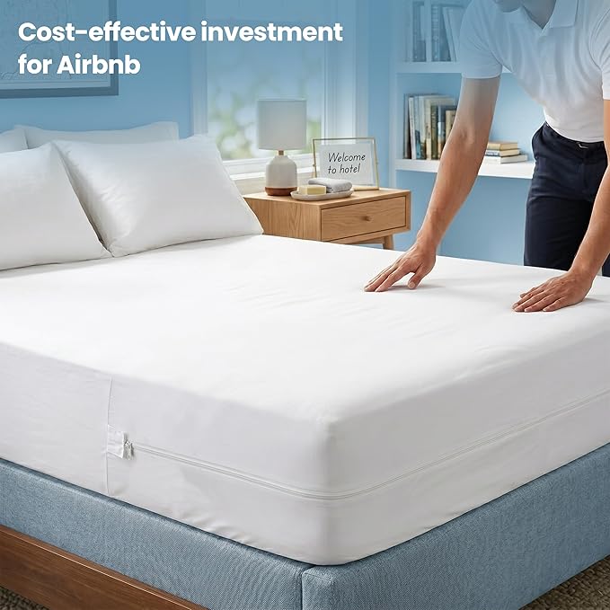 Utopia Bedding Waterproof Mattress Protector Full XL Size, Zippered Mattress - Image 8