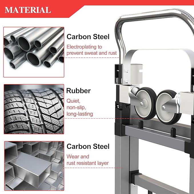 Suzhi Convertible Hand Truck Dolly Cart - Image 7