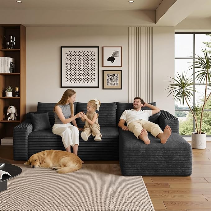 AUGOP 96" Sectional Couches for Living Room Modern Modular Sofa - Image 8
