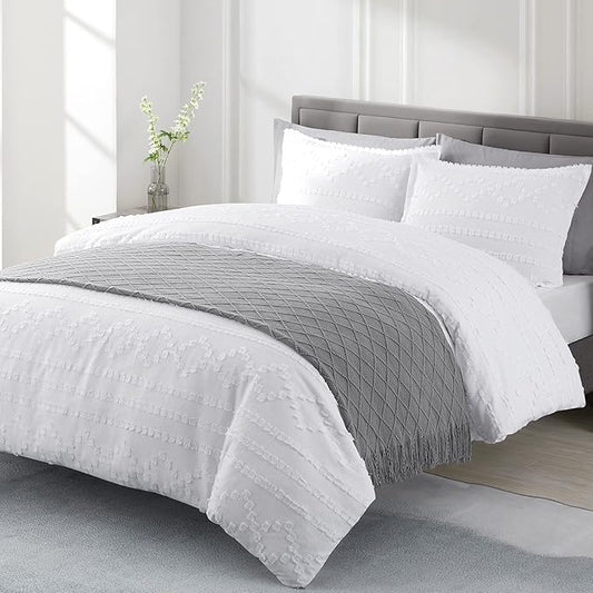 BOURINA Light Grey Throw Blanket 50 x90 Inches Throw Textured Solid Soft Sofa by BOURINA