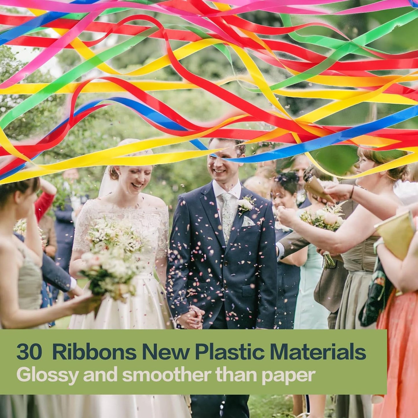 Confetti Poppers, 20Pack Plastic No Mess Streamers, Party Poppers for Birthday,Wedding,Celebrations,Graduation Party (Colorful 2, 20 Pack)