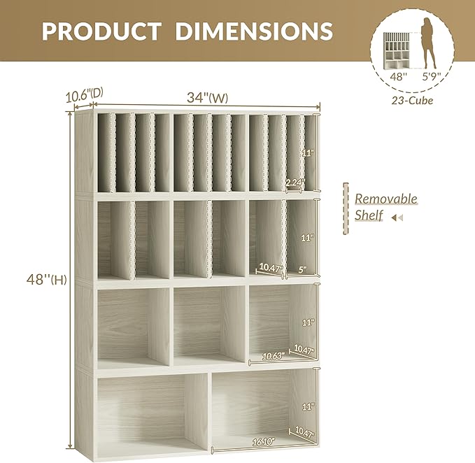 IOTXY DIY Modular Cube Bookcase - Image 3