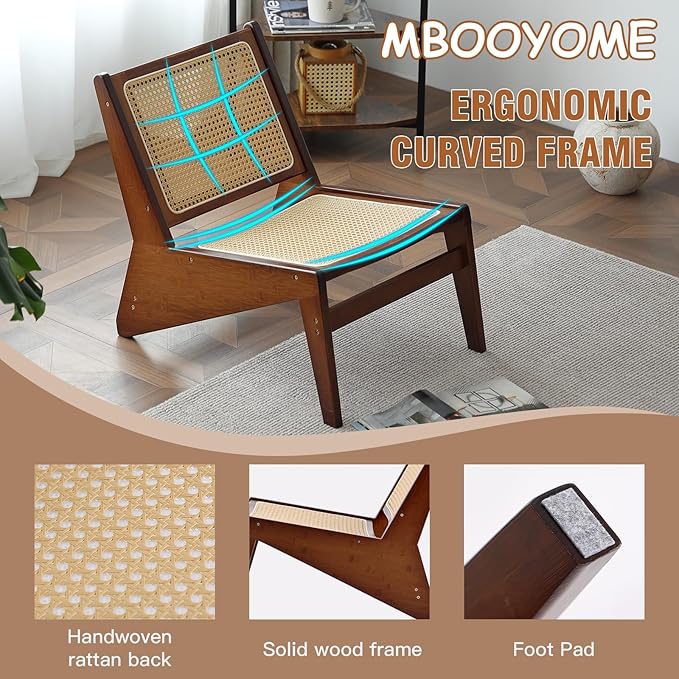 MBOOYOME Mid Century Modern Accent Chair - Image 8