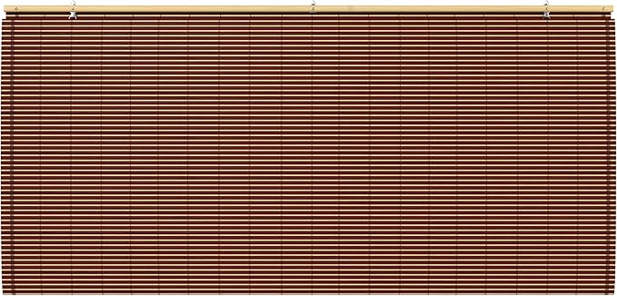 Red Lantern Bamboo Cordless Window Shade - Image 6