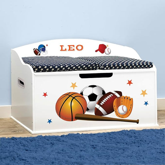 DIBSIES Personalized Creative Wonders Toy Box, 30 x 19.25 x 18 inches, by DIBSIES