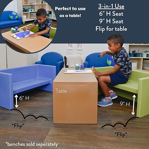 Children's Factory Adapta-Bench, Kids Flexible Seating, Preschool and Daycare - Image 8