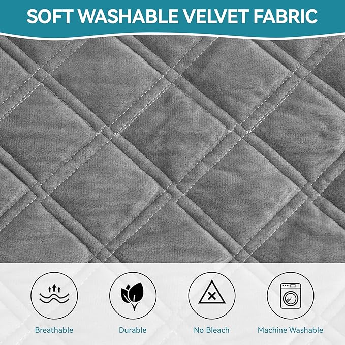 Deep Dream Velvet Couch Cover for Dogs Washable, Sectional Couch Covers - Image 6