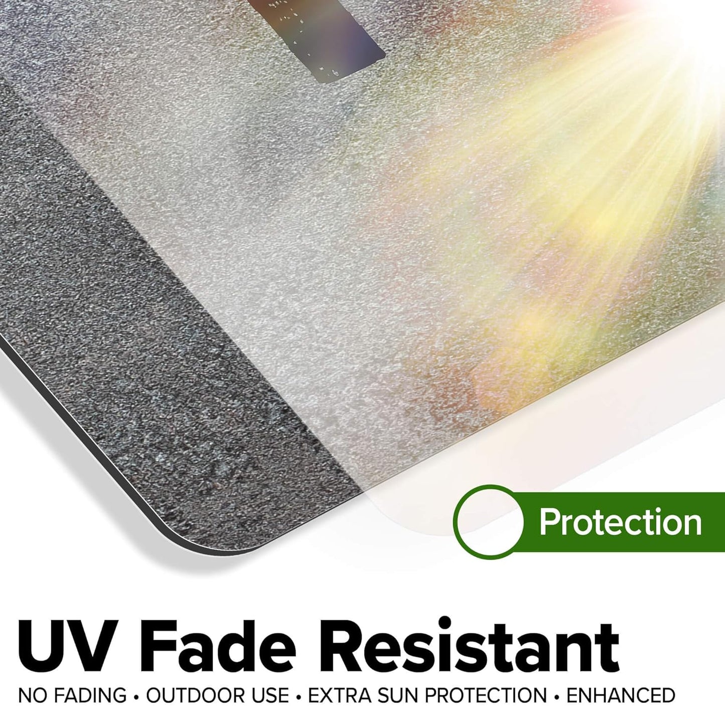 Custom Sign, Custom Street Sign, 11 Font Colors, 13 Font Styles, 4 Hole Options, 22 Sizes, 18x18 Inches, Rust Free DiBound, Fade Resistant, Made in USA by My Sign Center (Grunge Metal)