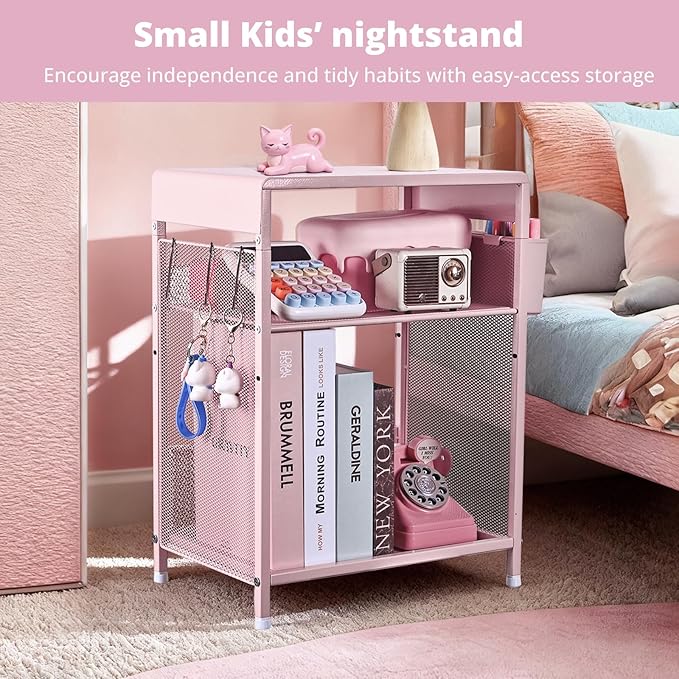 ECOLOVI Kids Nightstand 19in High - Image 3