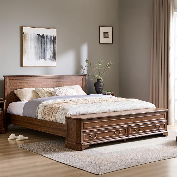 T4TREAM Farmhouse King Bed by T4TREAMFurniture
