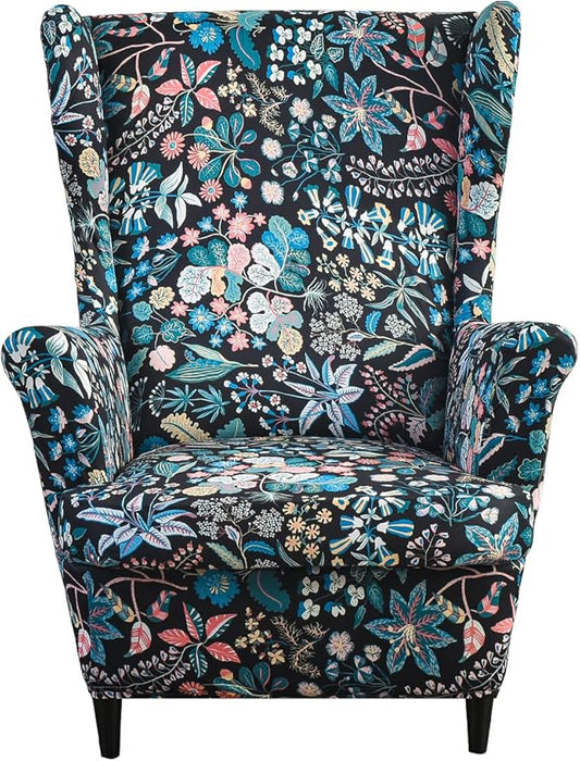 KRFOONN Wingback Chair Covers Slipcovers 2 Piece Stretch Wing Chair Covers by KRFOONN