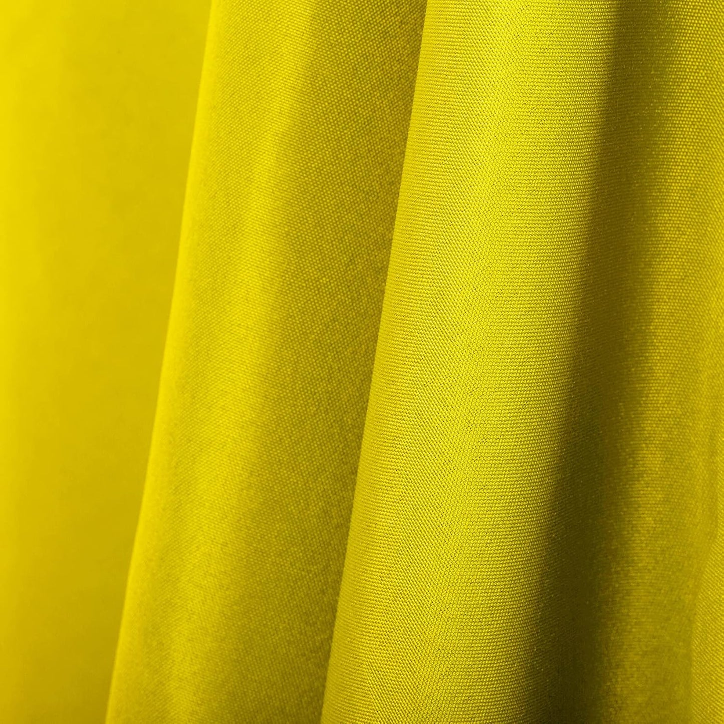 Ascoza 2pack 90x132 Inch Yellow Rectangular Tablecloth 8 Feet Table Cloth in Polyester Fabric for Wedding/Banquet/Restaurant/Parties