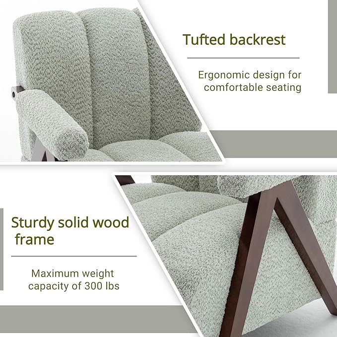 Mid Century Modern Accent Chairs Set of 2 - Image 3